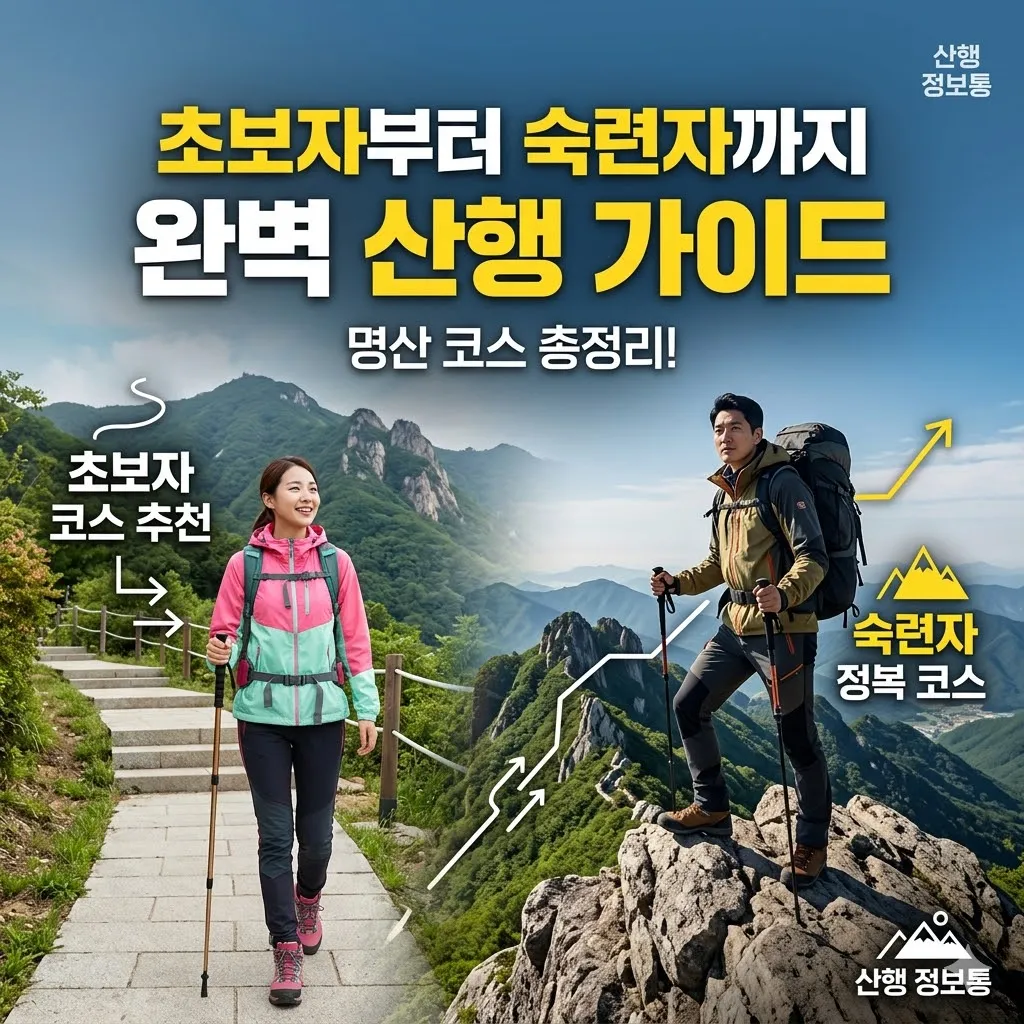 등산 코스 추천 초보자부터 숙련자까지 완벽 산행 가이드