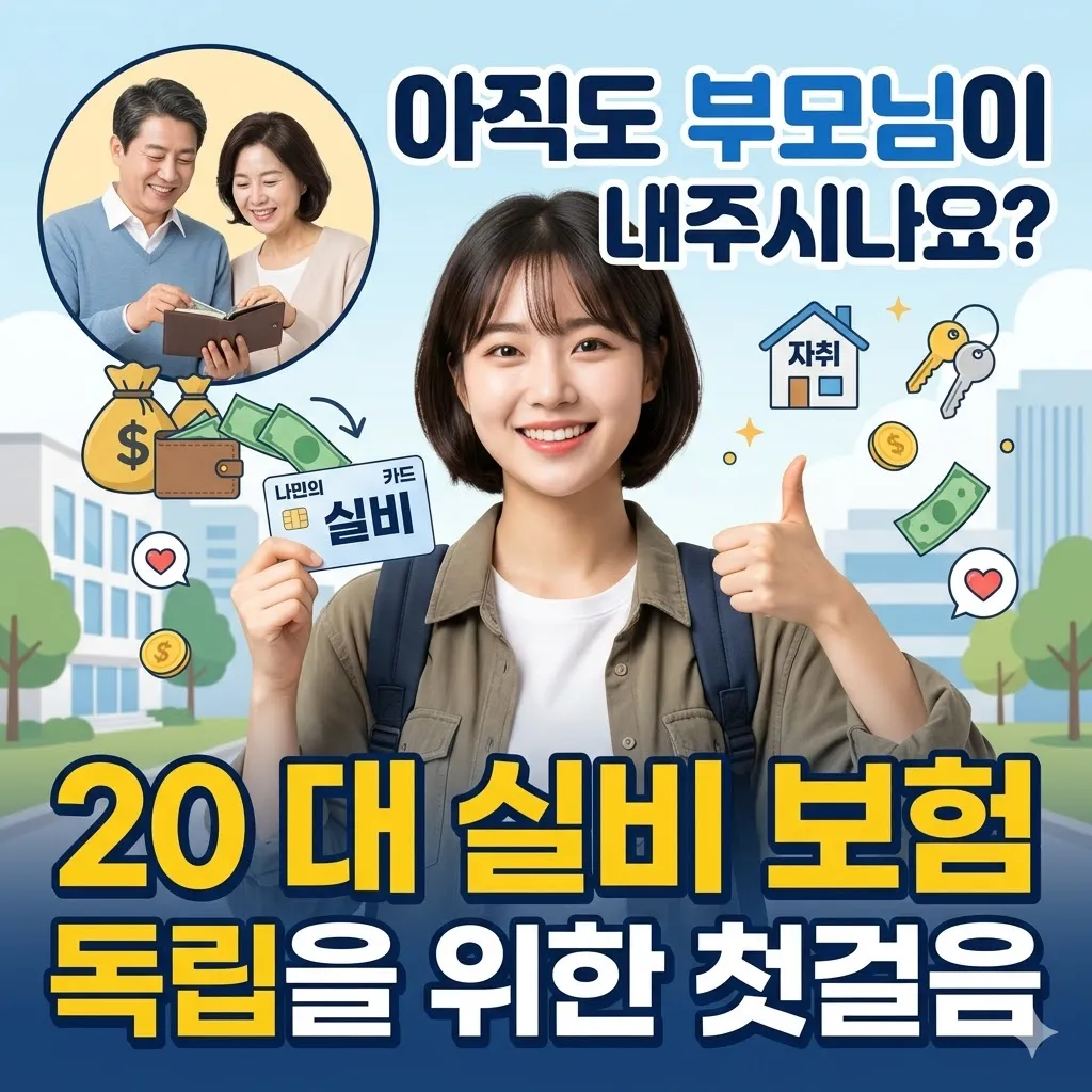 아직도 부모님이 내주시나요? 20 대 실비 보험 독립을 위한 첫걸음