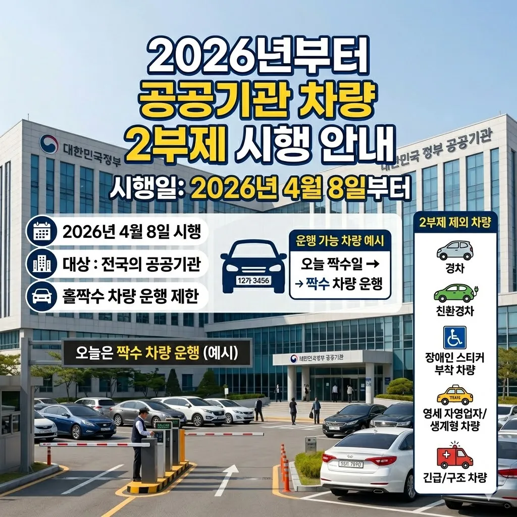 차량 2부제 시행일 대상