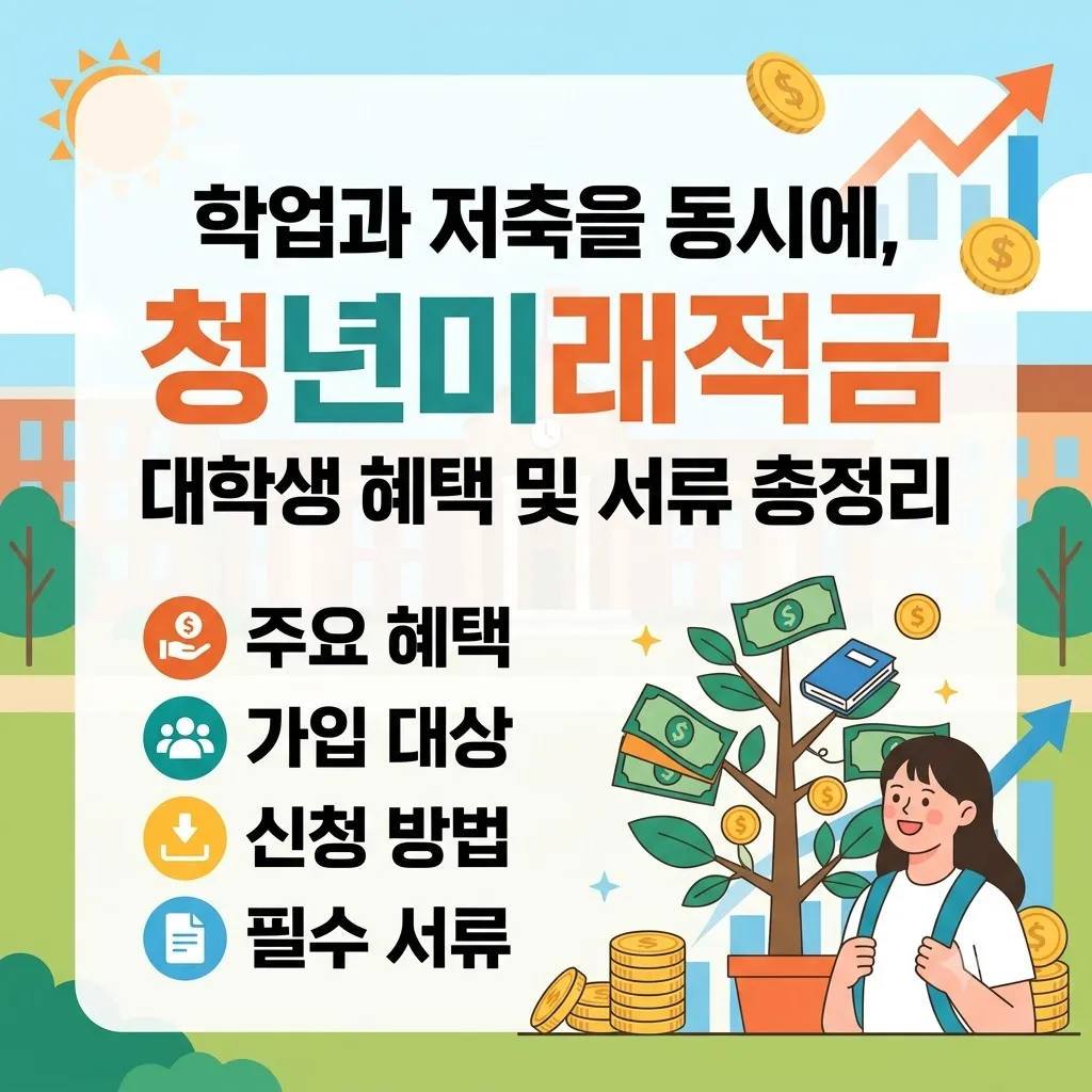 청년미래적금 대학생 가능 조건 및 신청 서류 총정리