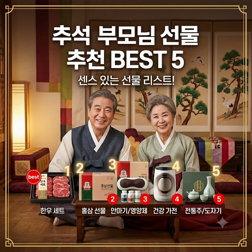 추석 부모님 선물 추천 BEST 5 센스 있는 추석 부모님 선물 추천 리스트와 가격대별 완벽 비교